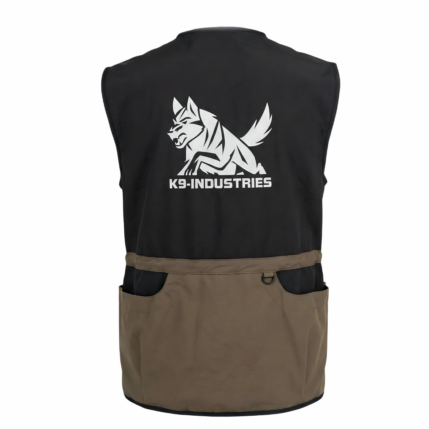 וסט אילוף כלבים מקצועי – גרסת בד נמתח- חאקי מדברי Dri-Fit