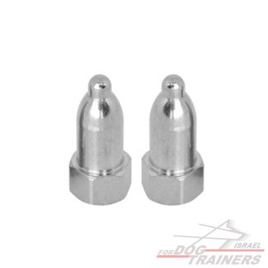 חדש! סט פינים מאורכים היפו אלרגני עשוי טיטניום- אי קולר 19 מ"מ - FOR DOG TRAINERS- ISRAEL