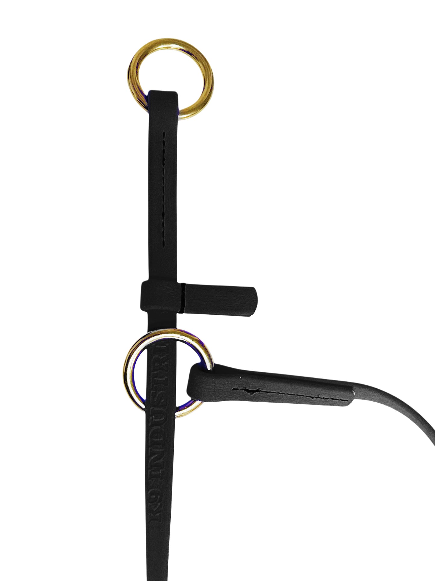 קולר לאסו/ קולר סליפ לכלב עשוי מביאוטן דק במיוחד 10 מ"מ- -שחור - FOR DOG TRAINERS- ISRAEL