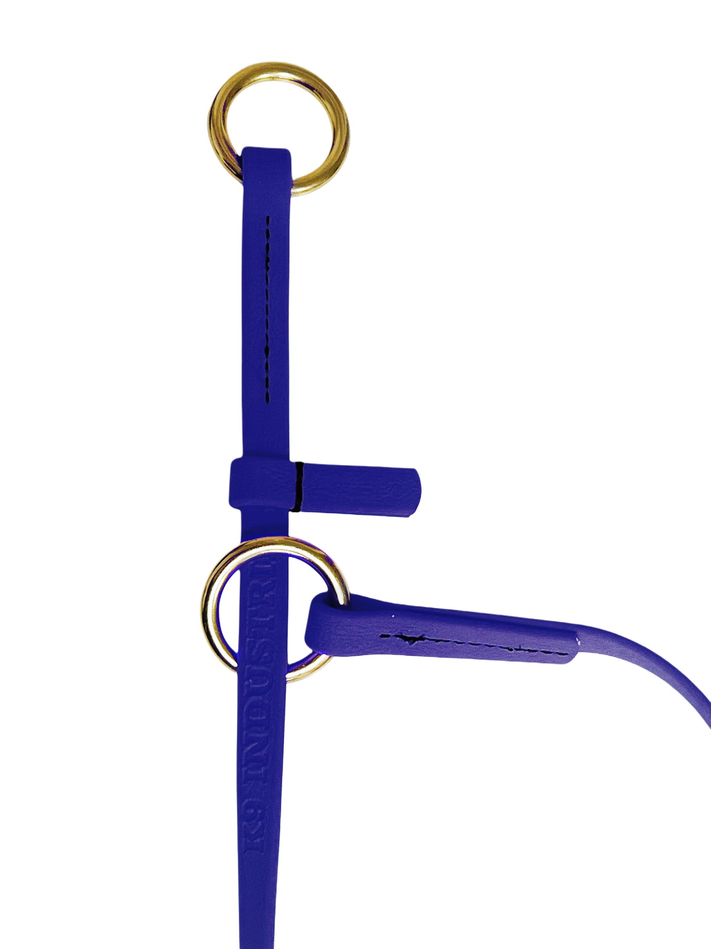 קולר לאסו/ קולר סליפ לכלב עשוי מביאוטן דק במיוחד 10 מ"מ- כחול נייבי - FOR DOG TRAINERS- ISRAEL