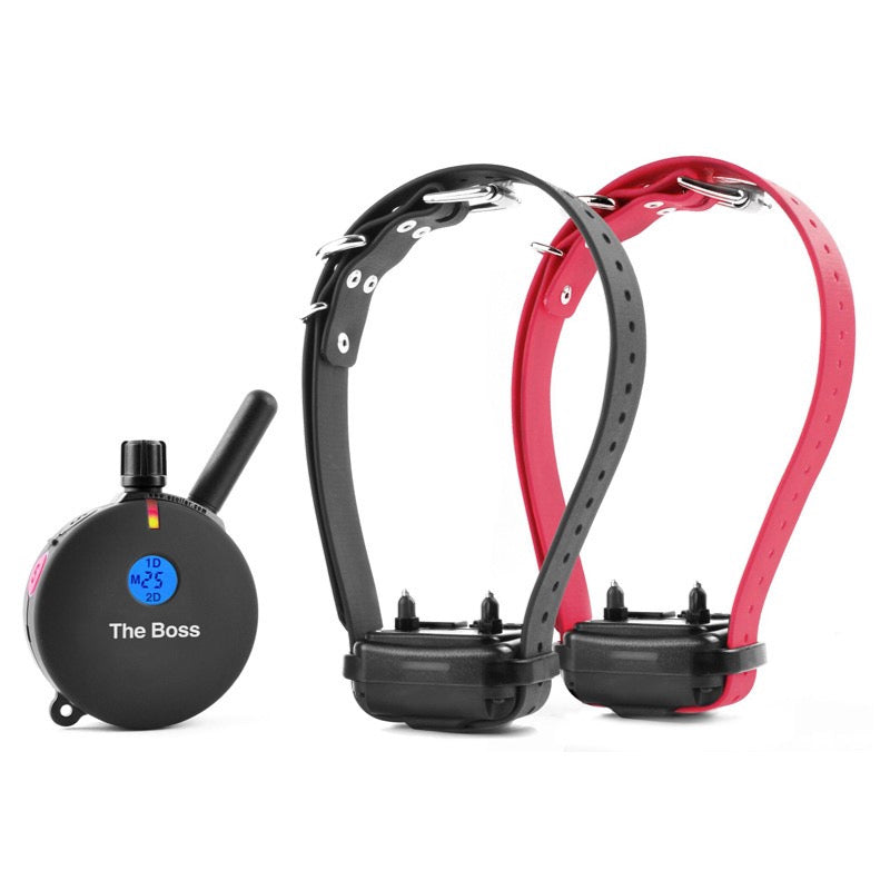 אי קולר קולר אלקטרוני ל2 כלבים- קולר אילוף חשמלי דה בוס E-Collar The boss (ET802)