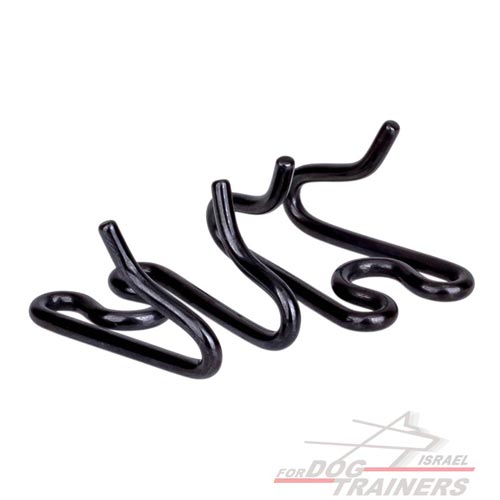 חוליות נוספות עבור קולר דוקרנים HS נירוסטה שחורה בקוטר 2.25 מ"מ - FOR DOG TRAINERS- ISRAEL