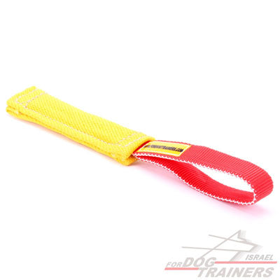 פפירול לכלב גור מבד פשתן צרפתי עם ידית אחיזה אחת - FOR DOG TRAINERS- ISRAEL