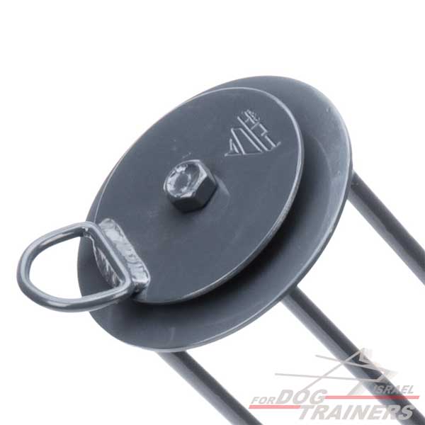 מתקן קשירה לכלב עם ראש מסתובב- לדשא/ אדמה - FOR DOG TRAINERS- ISRAEL