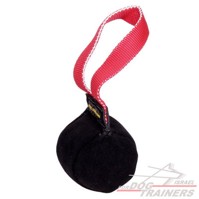 כדור נשיכה לגורים ולכלבים מתבגרים עשוי מעור רך - FOR DOG TRAINERS- ISRAEL