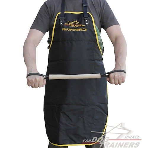 פפירול לכלבים קשיח מעור עם שתי ידיות - FOR DOG TRAINERS- ISRAEL