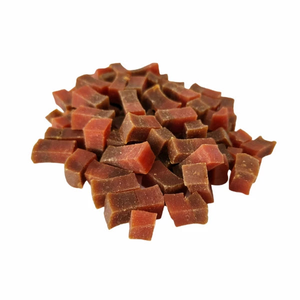 חטיף לכלב קוביות בקר וברווז 80 גרם Queen