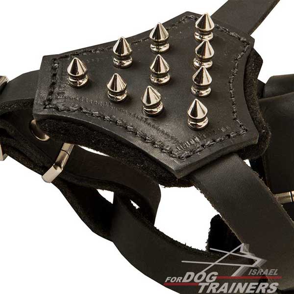 רתמה לכלב מעור לגורים ולכלבים קטנים- פרנץ' בולדוג - FOR DOG TRAINERS- ISRAEL