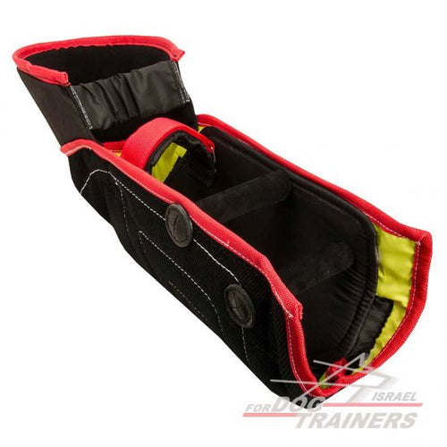 שרוול נשיכה מקצועי עשוי מפשתן צרפ - FOR DOG TRAINERS- ISRAEL