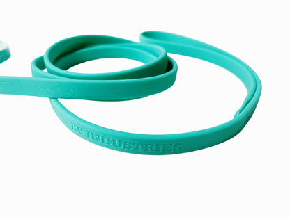 רצועת סליפ ליש לכלב עשויה מביאוטן- עם קולר חנק מובנה טורקיז - FOR DOG TRAINERS- ISRAEL