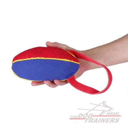 צעצוע נשיכה עם ידית לכלב לאימון ומשחק - FOR DOG TRAINERS- ISRAEL