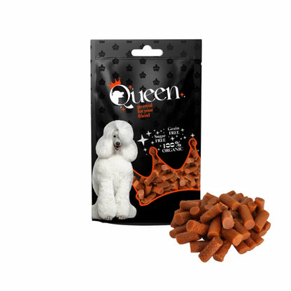 חטיף לכלב מיני מקלוני כבש 80 גרם Queen - FOR DOG TRAINERS- ISRAEL