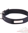קולר ניילון עם תג שם בחריטה אישית! - FOR DOG TRAINERS- ISRAEL