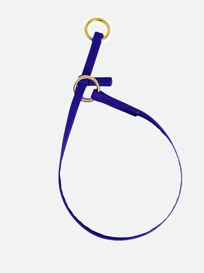 קולר לאסו/ קולר סליפ  לכלב עשוי מביאוטן דק במיוחד 10 מ"מ- כחול נייבי - FOR DOG TRAINERS- ISRAEL