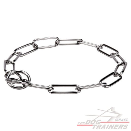 קולר חנק שומר פרווה- 4 מ"מ - FOR DOG TRAINERS- ISRAEL