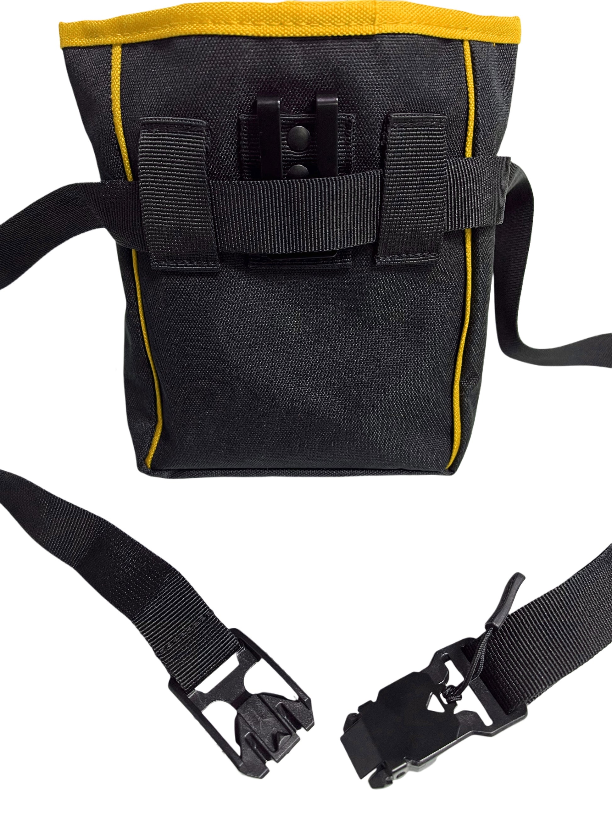 תיק / פאוץ' פינוקים מקצועי עם סגירה מגנטית ומנגנון פתיחה חכם לאילוף כלבים- צהוב - FOR DOG TRAINERS- ISRAEL