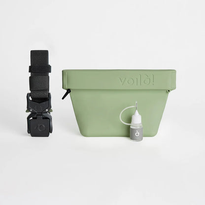 פאוץ' Voila סיליקון קטן ירוק פסטל לאילוף כלבים - FOR DOG TRAINERS ישראל