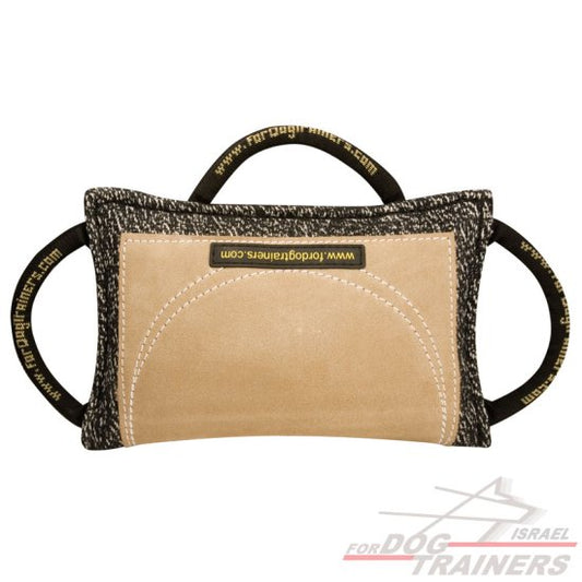 כרית נשיכה לכלב משולבת עור - FOR DOG TRAINERS- ISRAEL