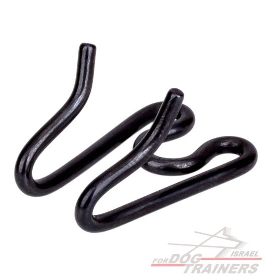 חוליות נוספות עבור קולר דוקרנים HS נירוסטה שחורה בקוטר 2.25 מ"מ - FOR DOG TRAINERS- ISRAEL