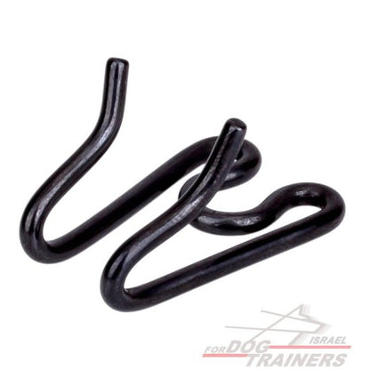 חוליות נוספות עבור קולר דוקרנים HS נירוסטה שחורה בקוטר 4 מ"מ - FOR DOG TRAINERS- ISRAEL