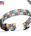 קולר לכלב עשוי ביאוטן מעוצב- הדפס ינשופים - FOR DOG TRAINERS- ISRAEL