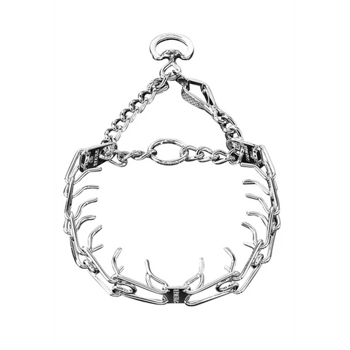 קולר דוקרנים איכותי במיוחד לכלבים גדולים עם פתיחה מהירה- מצופה כרום