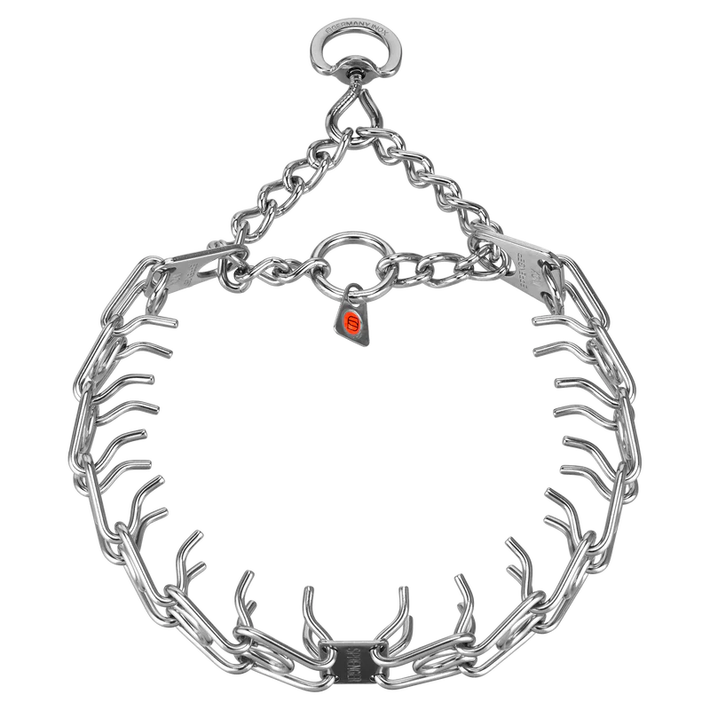 קולר דוקרנים מהפכני עם חוליות צפופות - גודל בינוני- מיוצר בגרמניה