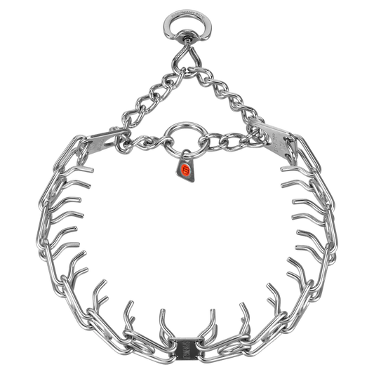 קולר דוקרנים מהפכני עם חוליות צפופות - גודל בינוני- מיוצר בגרמניה