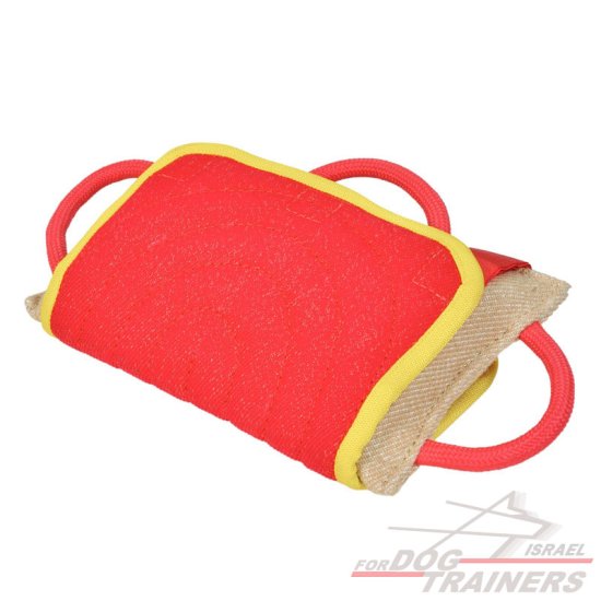 כרית נשיכה לכלב עם כיסוי פשתן חזק במיוחד - FOR DOG TRAINERS- ISRAEL