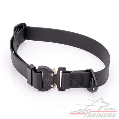 קולר מתכונן לכלב מביאוטן- עם נעילת קוברה מקורית - FOR DOG TRAINERS- ISRAEL