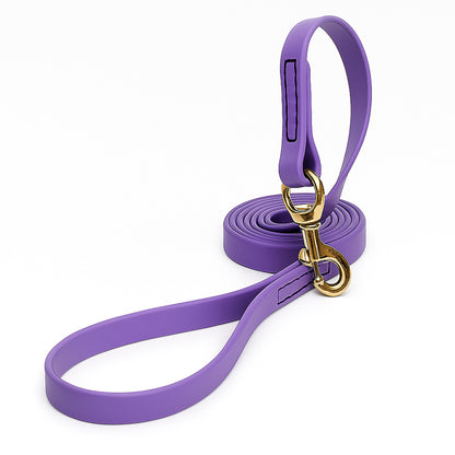 רצועה ביאוטן שטוח לכלב סגול לילך - FOR DOG TRAINERS ישראל
