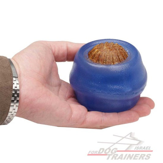 צעצוע דיספנסר פינוקים מגומי מיוחד לגזעי כלבים בינוניים - FOR DOG TRAINERS- ISRAEL
