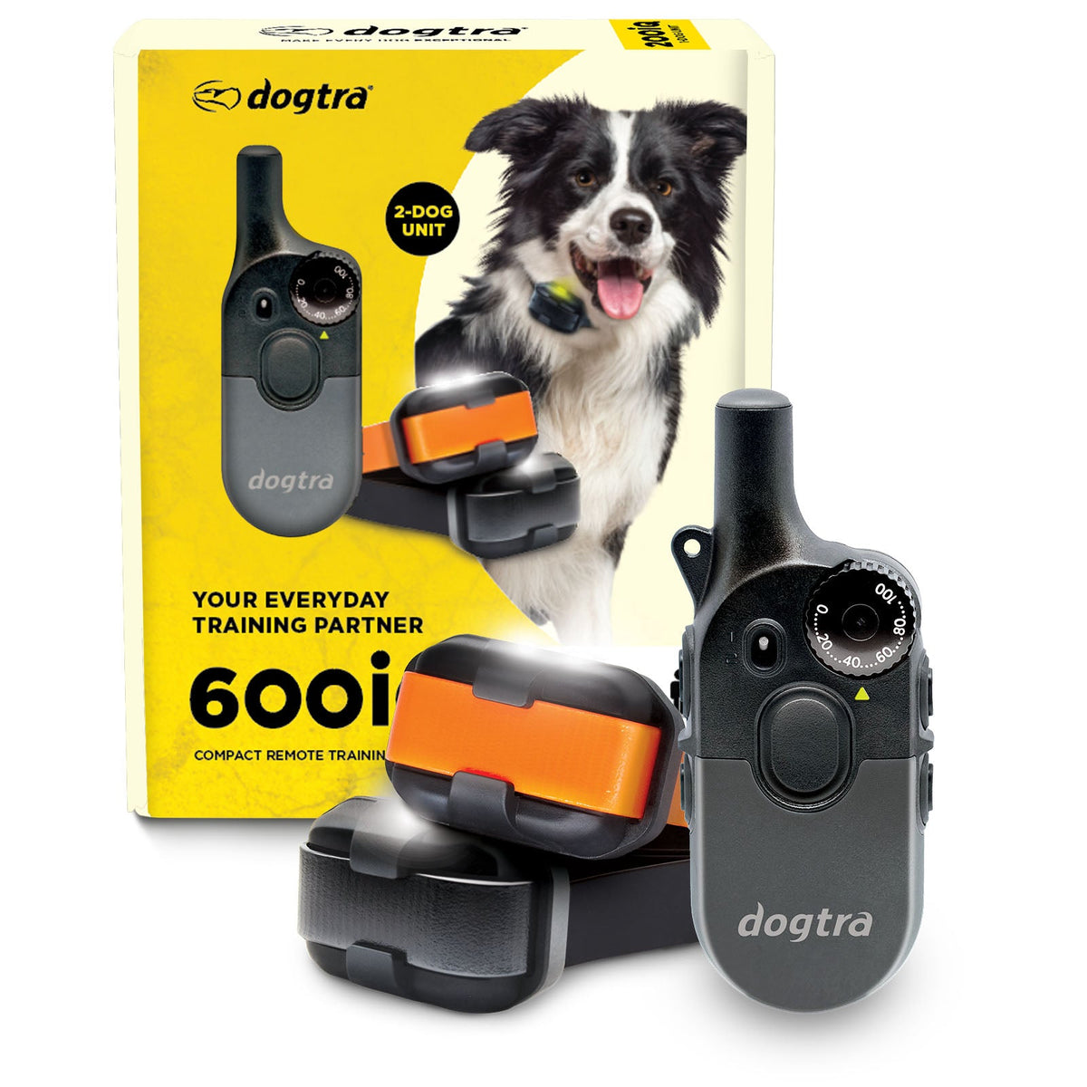Dogtra 600iQ (200iQ) לשני כלבים – שלט אילוף אחד עם 2 מקלטים ושליטה נפרדת בכל כלב