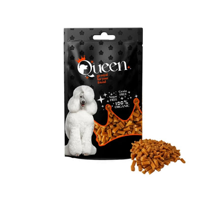חטיף לכלב נגיסי סלמון 80 גרם Queen - FOR DOG TRAINERS- ISRAEL