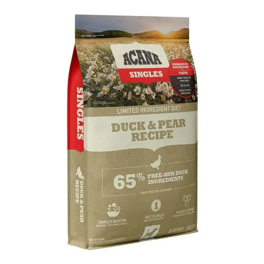 Acana אקאנה סינגלס כלב ברווז 11.4 ק"ג - FOR DOG TRAINERS- ISRAEL