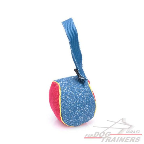 כדור נשיכה ייחודי עשוי מבד פשתן צרפתי איכותי - FOR DOG TRAINERS- ISRAEL