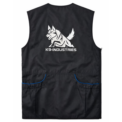 ווסט מקצועי למאלפי כלבים – ווסט אימונים פרקטי, איכותי ועמיד לשימוש יומיומי בצבע שחור