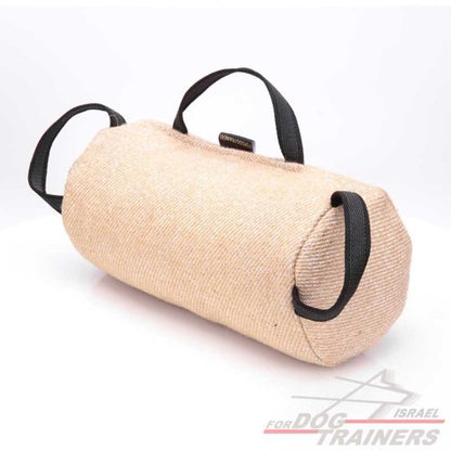 כרית נשיכה לכלבים מתבגרים ובוגרים- לחיזוק נשיכה עשוי בד יוטה - FOR DOG TRAINERS- ISRAEL