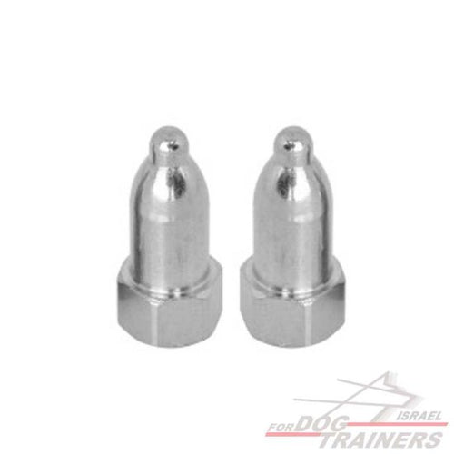 חדש! סט פינים מאורכים היפו אלרגני עשוי טיטניום- אי קולר 25 מ"מ - FOR DOG TRAINERS- ISRAEL