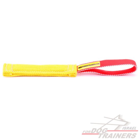 פפירול לכלב גור מבד פשתן צרפתי עם ידית אחיזה אחת - FOR DOG TRAINERS- ISRAEL