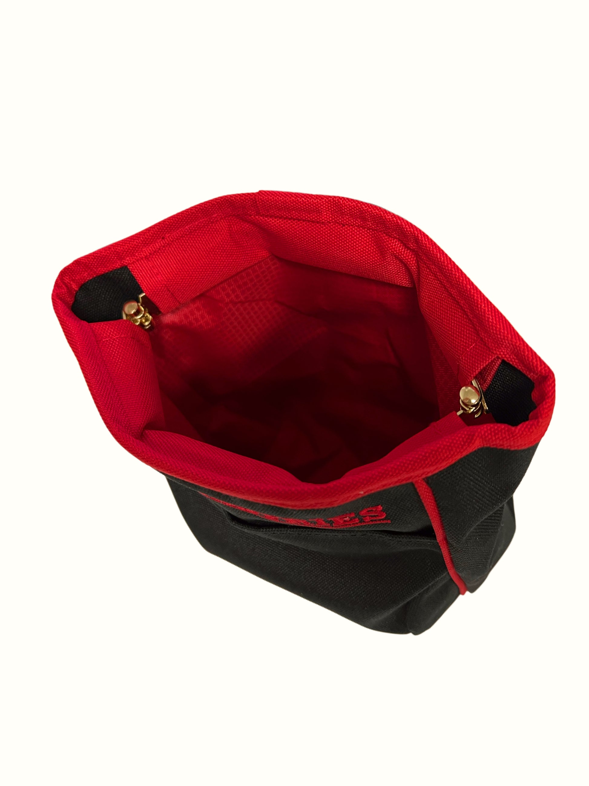 תיק / פאוץ' פינוקים מקצועי עם סגירה מגנטית ומנגנון פתיחה חכם לאילוף כלבים- אדום - FOR DOG TRAINERS- ISRAEL