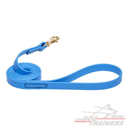 רצועה לכלב עשויה מביאוטן - בצבע תכלת מרשים - FOR DOG TRAINERS- ISRAEL