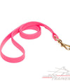 רצועה לכלב עשויה מביאוטן - בצבע ורוד יפייפה - FOR DOG TRAINERS- ISRAEL