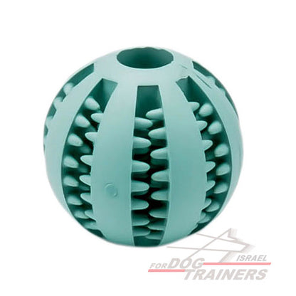 כדור לכלב להיגיינת פה טובה יותר 7 ס"מ - גדול - FOR DOG TRAINERS- ISRAEL