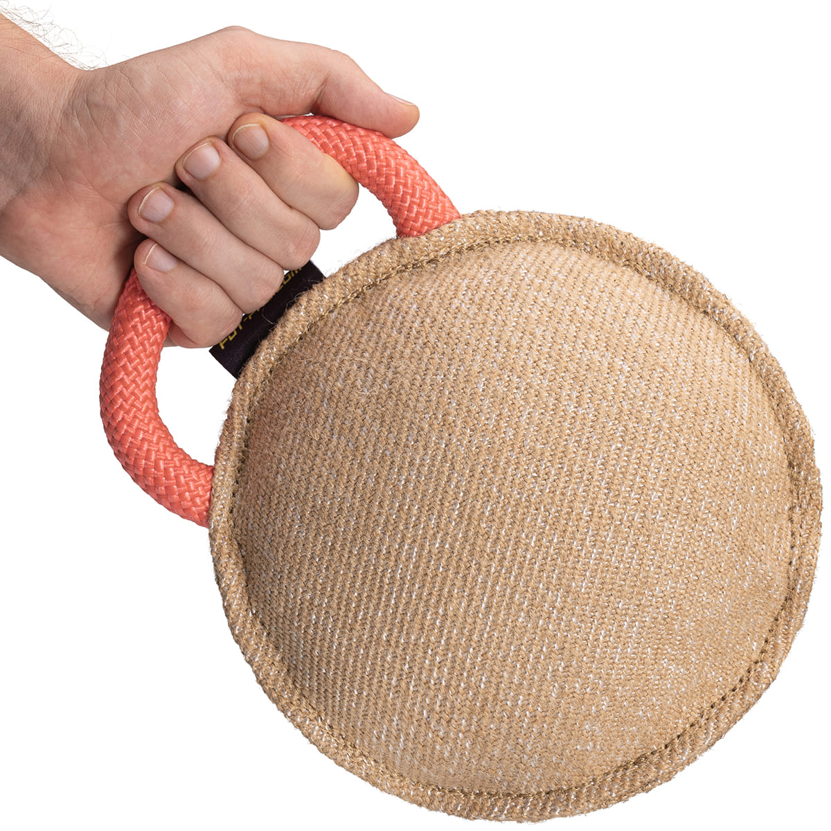 כרית נשיכה לכלב עם ידית מבד יוטה - FOR DOG TRAINERS- ISRAEL