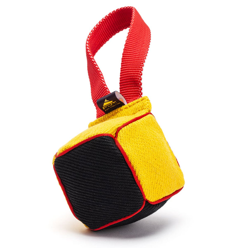 (10* 10* cm) בלוק נשיכה עם ידית לכלב לאימון ומשחק - FOR DOG TRAINERS- ISRAEL