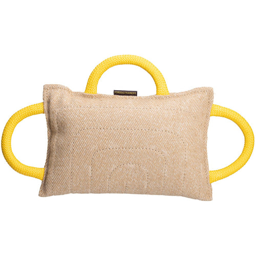 כרית נשיכה לכלב לאימונים עם 3 ידיות - FOR DOG TRAINERS- ISRAEL