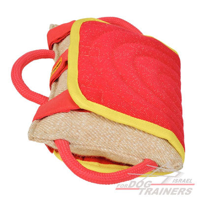 כרית נשיכה לכלב עם כיסוי פשתן חזק במיוחד - FOR DOG TRAINERS- ISRAEL