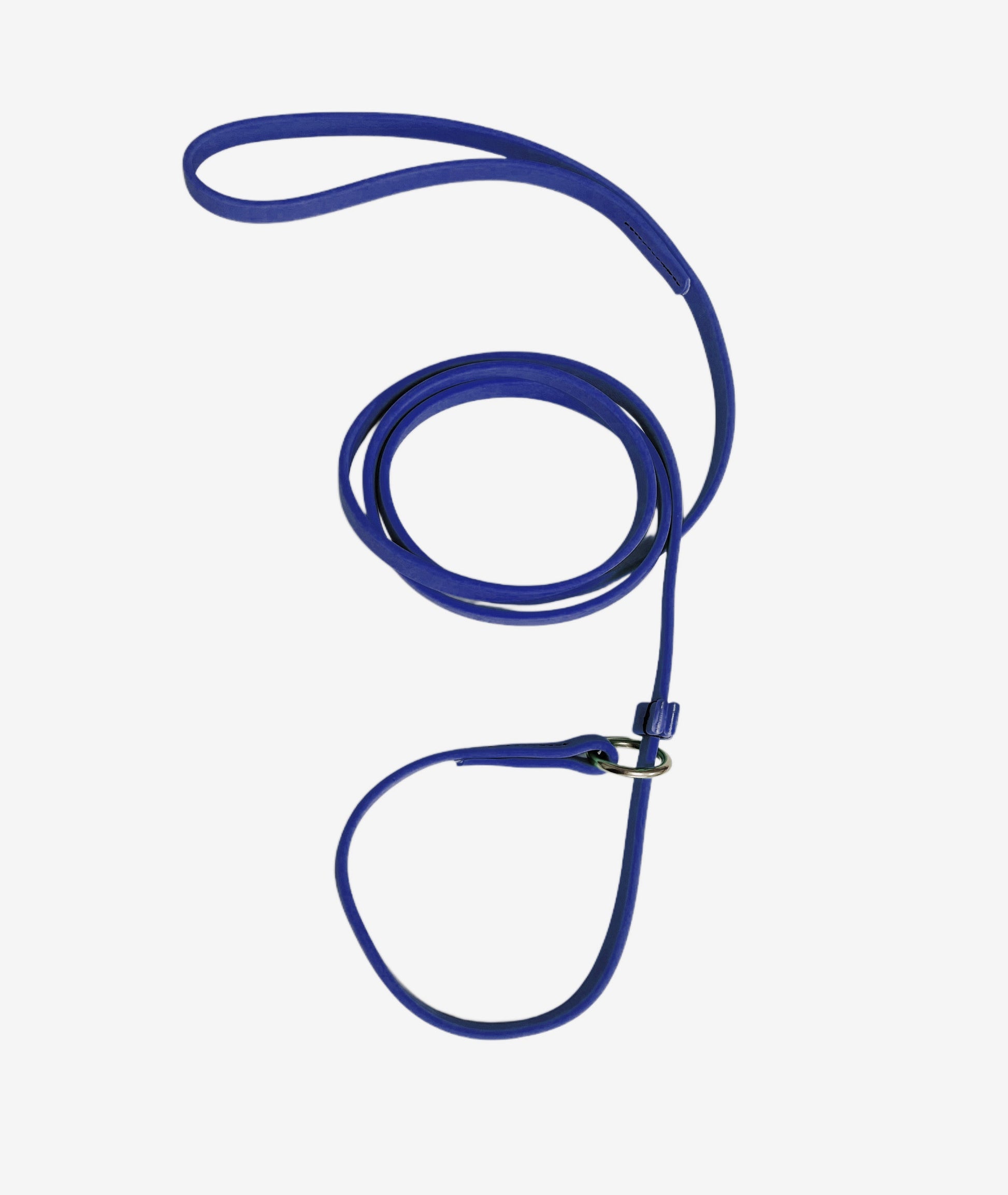 רצועת סליפ ליש לכלב עשויה מביאוטן- עם קולר חנק מובנה כחול נייבי - FOR DOG TRAINERS- ISRAEL