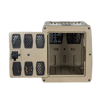 כלוב מחוזק עשוי מדפנות עבות במיוחד K9 INDUSTRIES